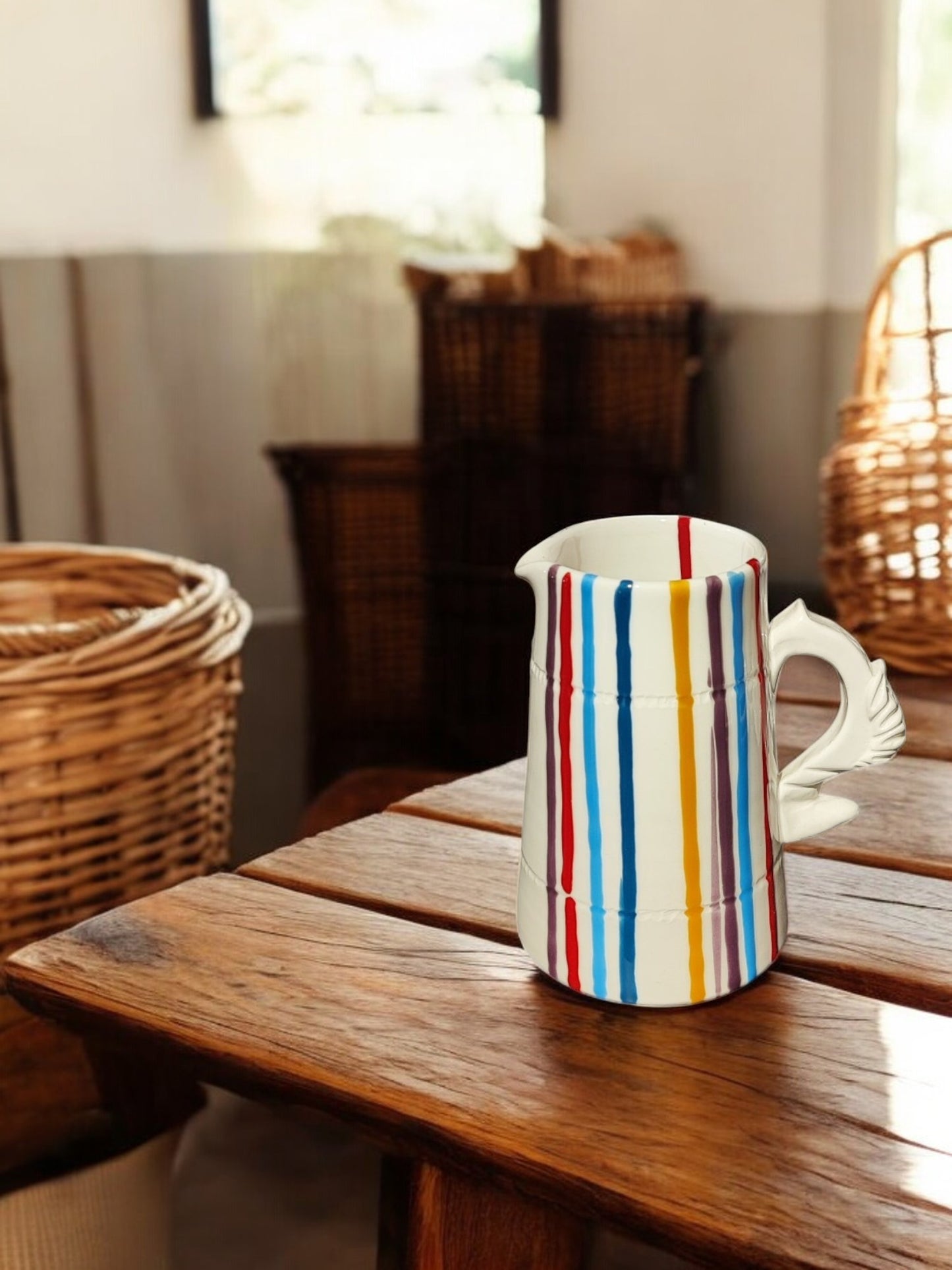 Brocca in ceramica con manico Pumo 18cm