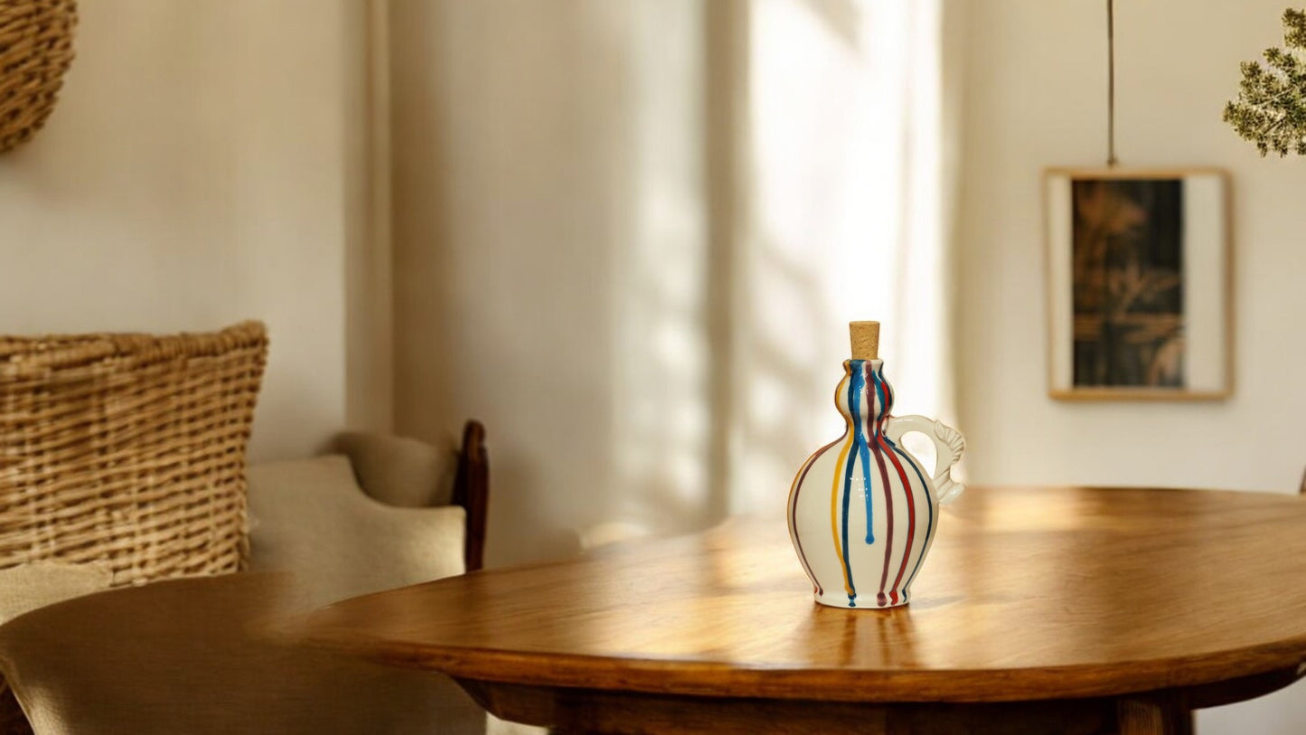 Oliera in ceramica con manico