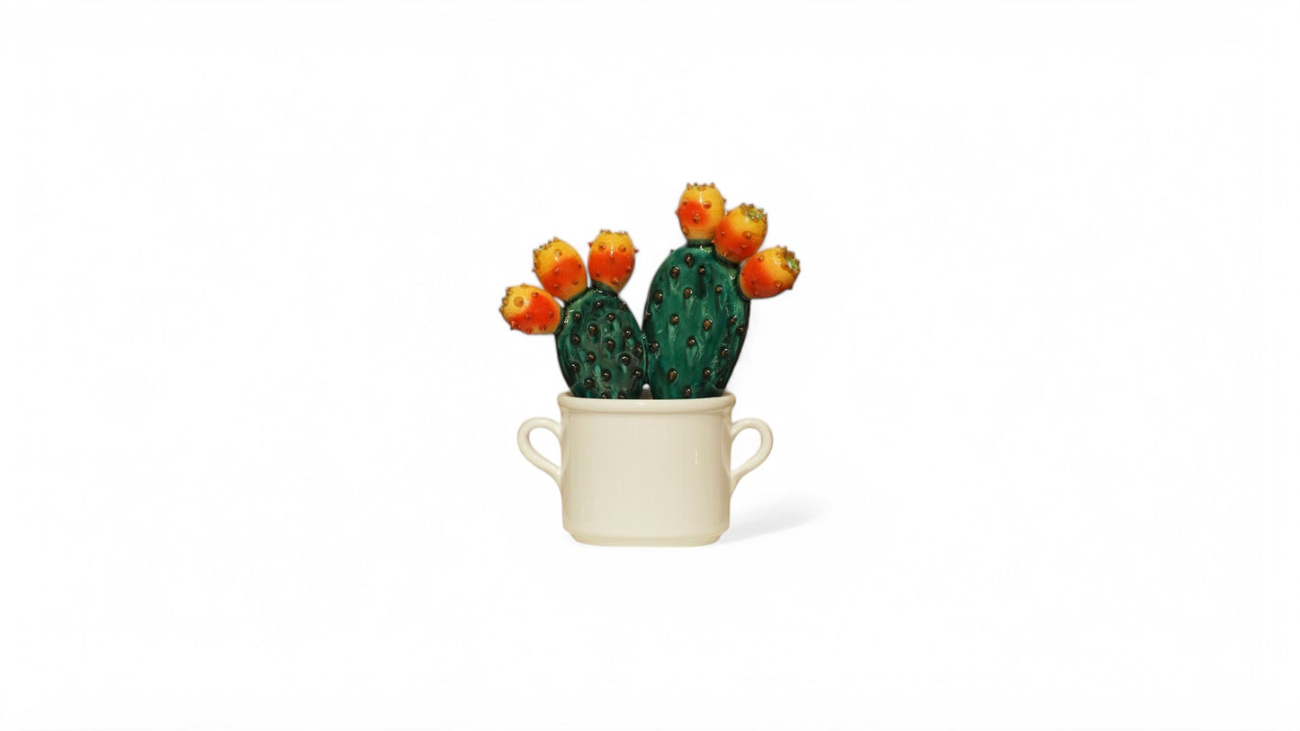 Fico d'india in ceramica