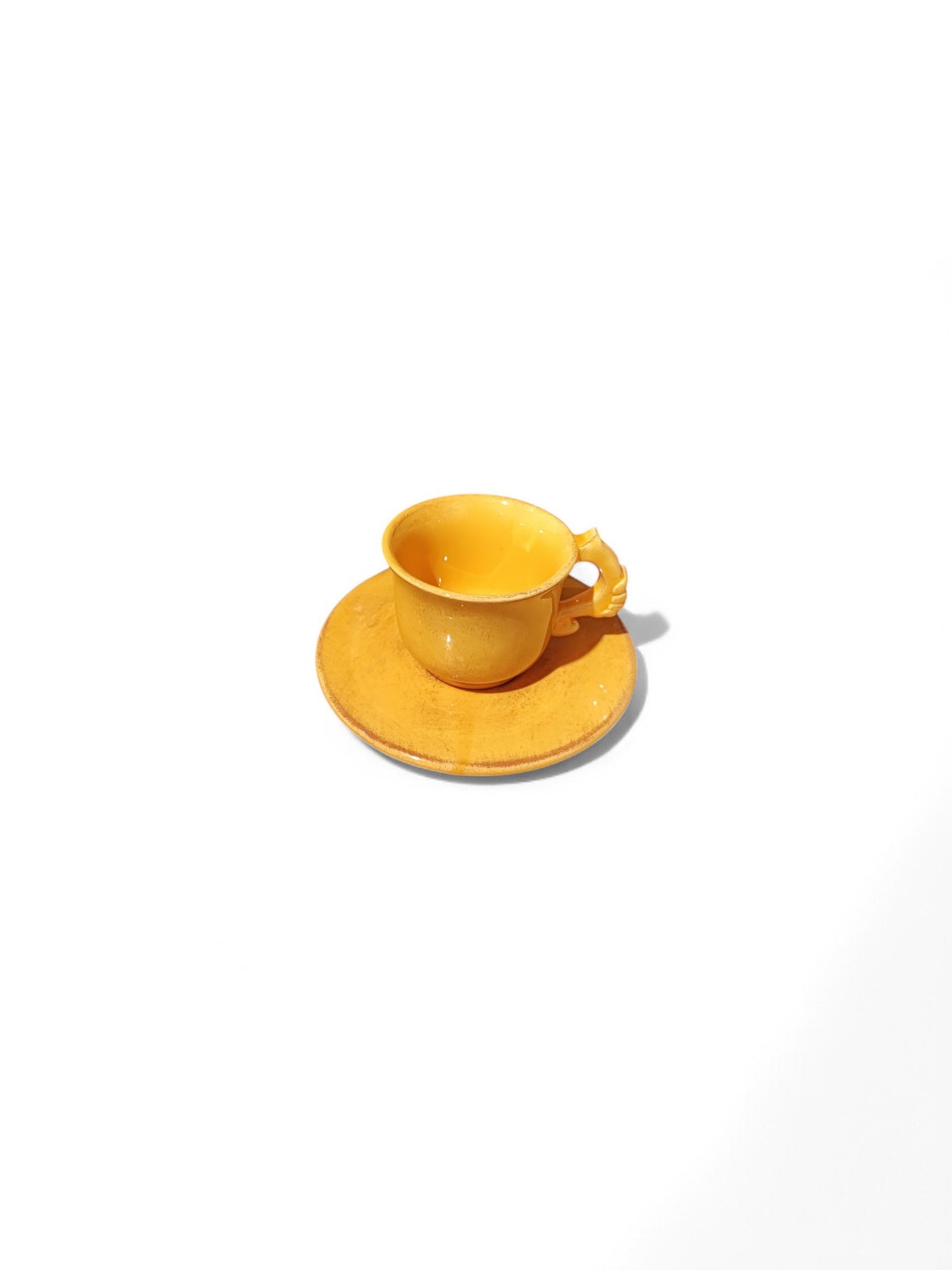 Tazzine in ceramica con piattino