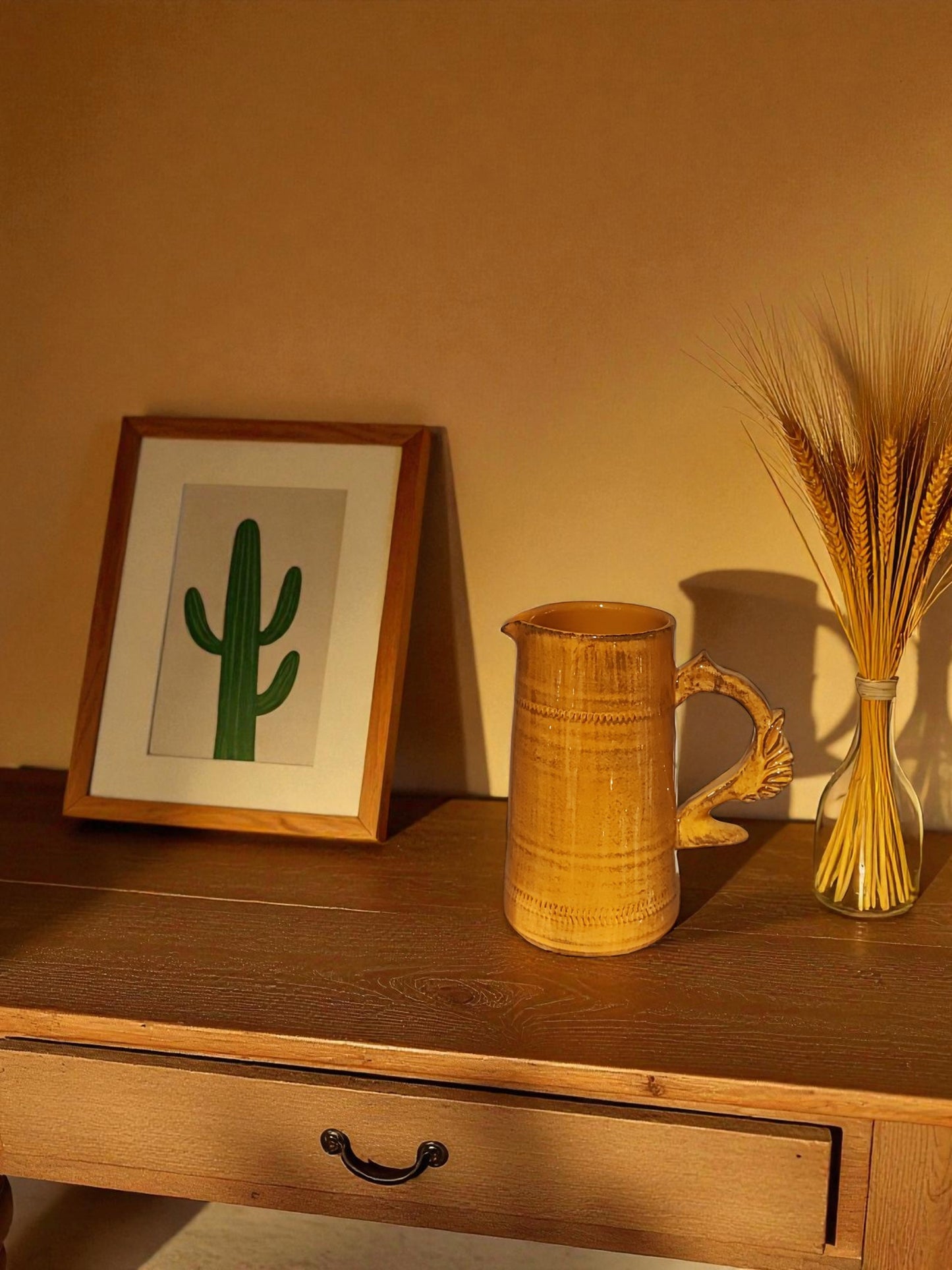 Brocca in ceramica con manico Pumo 18cm